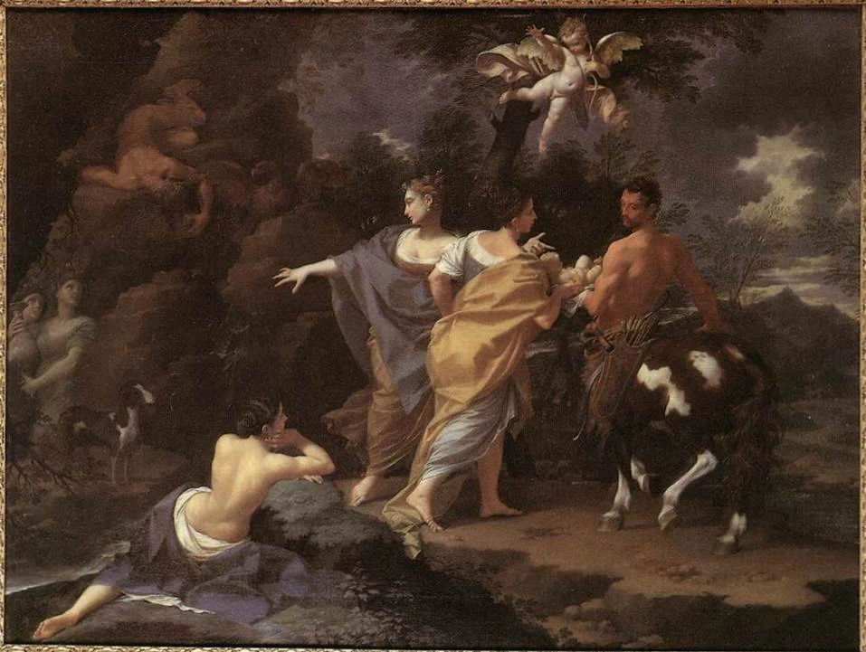 Achille si consegna a Chirone - Palazzo d'Accursio, Bologna